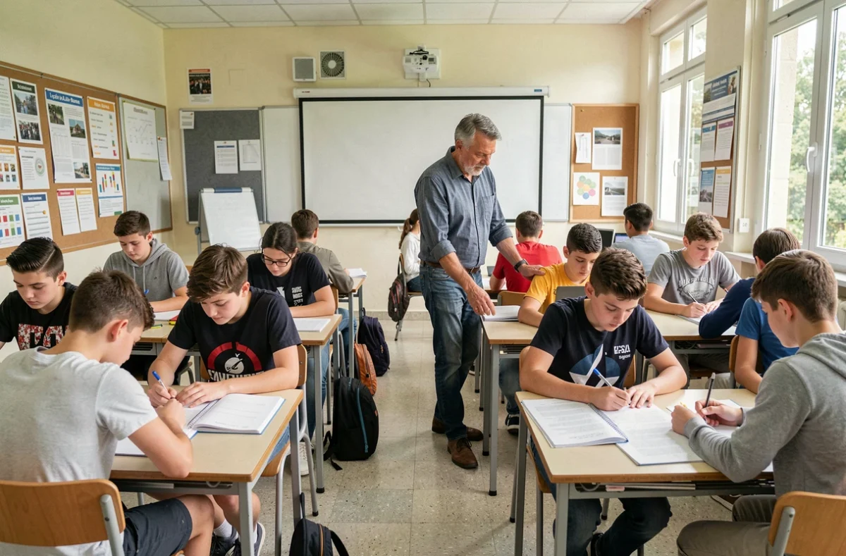 Élèves en filière professionnelle au Lycée Alain-Borne de Montélimar